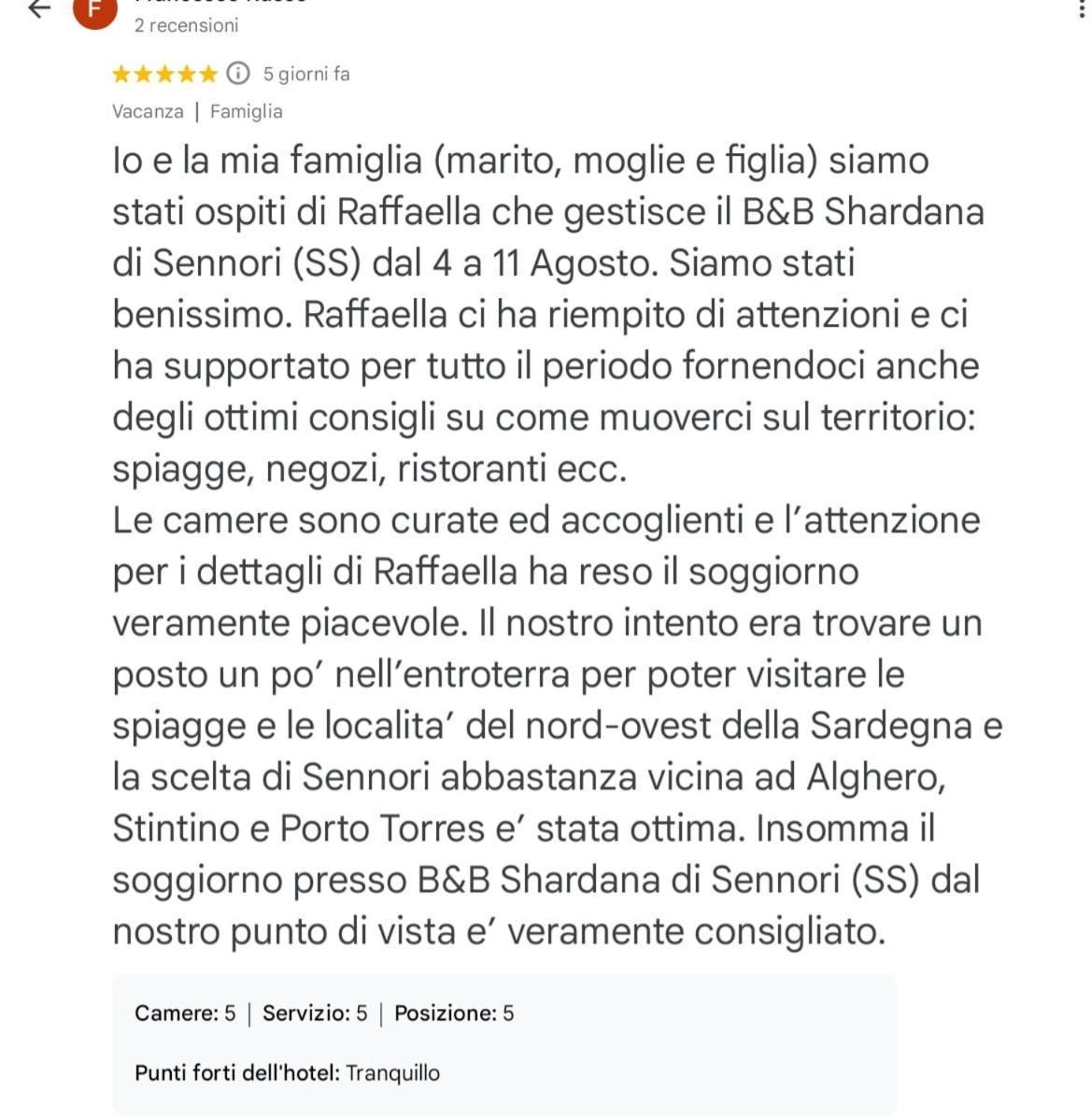 B&B Shardana Sennori Екстер'єр фото